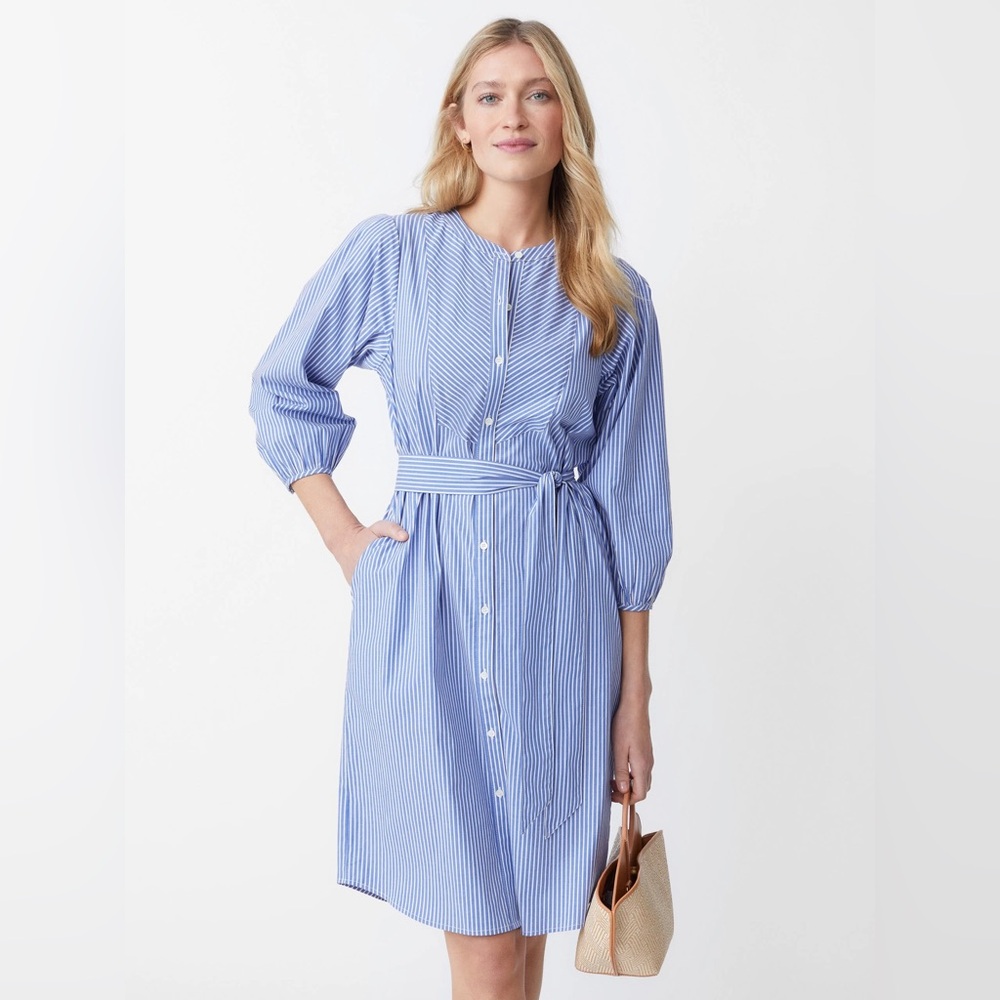 JMcLAUGHLIN Korinne Stripe Dress | L